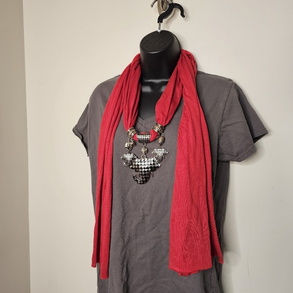 Crimson Tide Jeweled Scarf Houndstooth Elephant - Picture 8 of 10